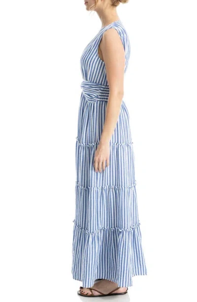 Max Studio Knotted Waist Maxi Dress
