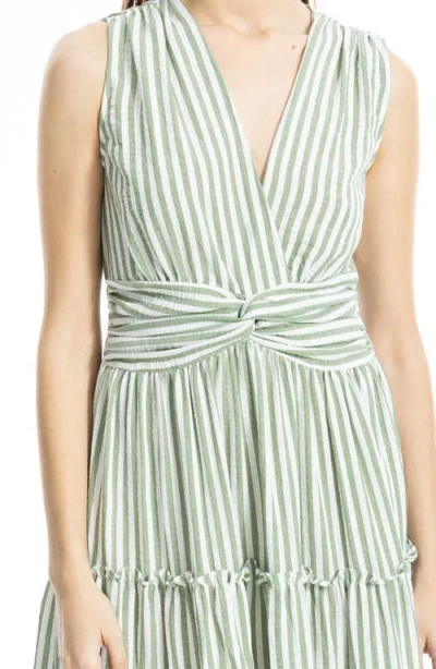 Max Studio Knotted Waist Maxi Dress