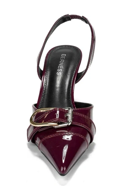 Berness Alexa Pointed Toe Slingback Pump