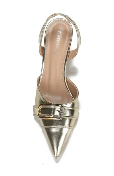 Berness Alexa Pointed Toe Slingback Pump