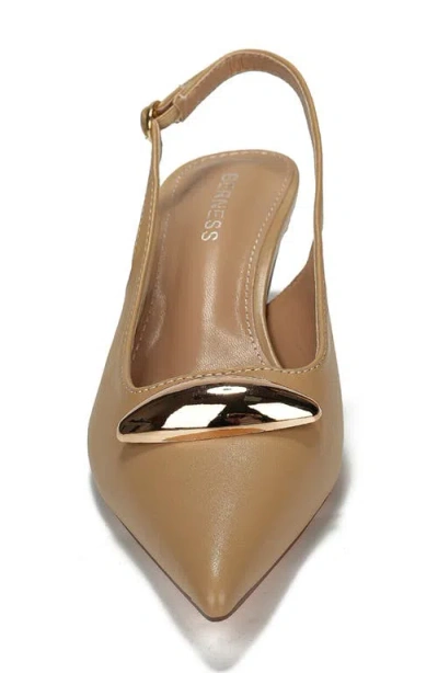 Berness Christina Pointed Toe Slingback Pump