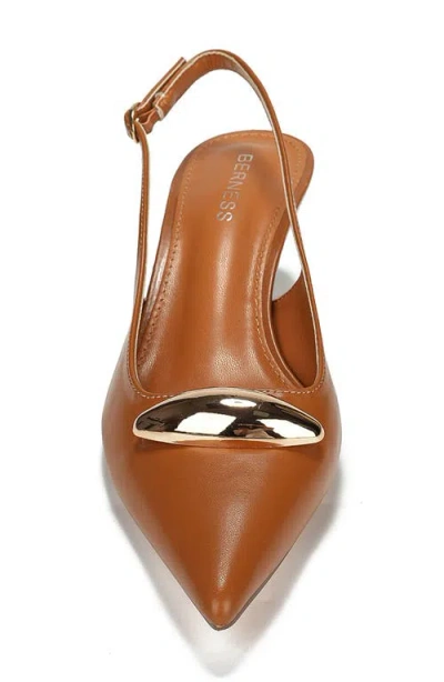 Berness Christina Pointed Toe Slingback Pump