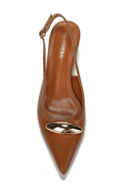 Berness Christina Pointed Toe Slingback Pump