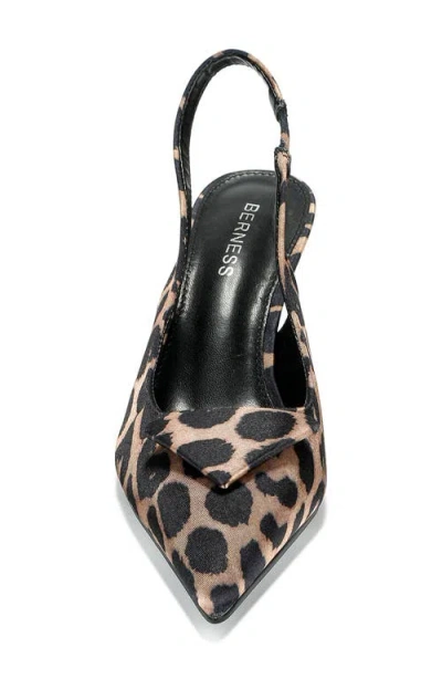 Berness Chevelle Pointed Toe Slingback Pump