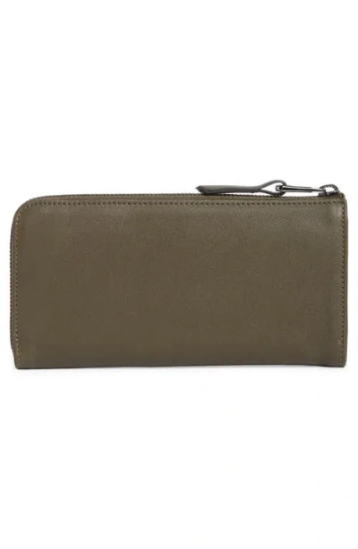 Longchamp Leather Zip Around Wallet