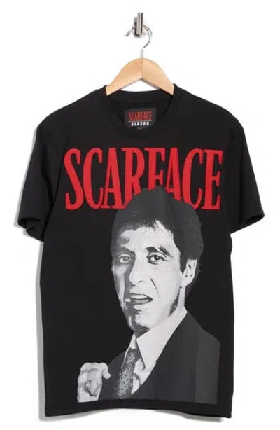 Reason Scarface Graphic T-shirt In Black