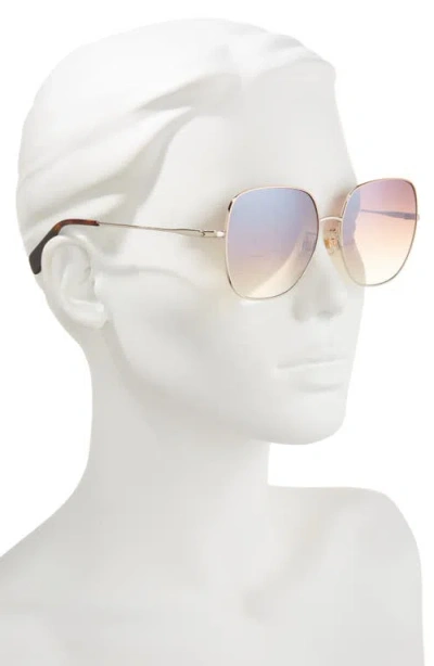 Kate Spade New York Charli 59mm Gradient Square Sunglasses