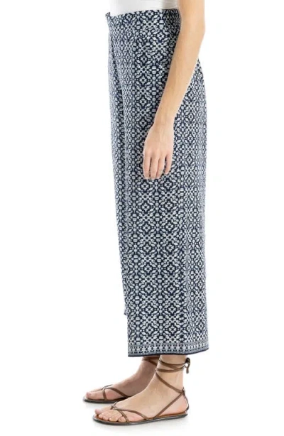 Max Studio Crop Wide Leg Crepe Pants