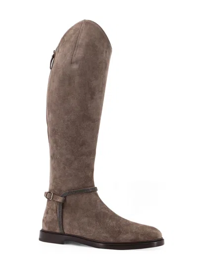 Brunello Cucinelli Round Toe Boots