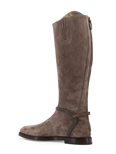 Brunello Cucinelli Round Toe Boots