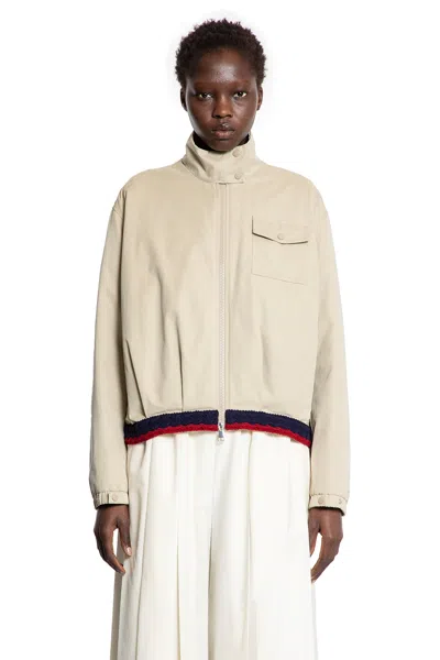 Moncler Woman Beige Jackets