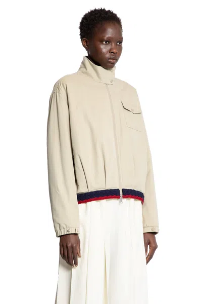 Moncler Woman Beige Jackets
