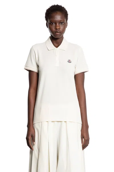 Moncler Short-sleeved Polo Shirt In Multi