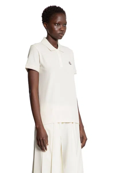 Moncler Short-sleeved Polo Shirt In Multi