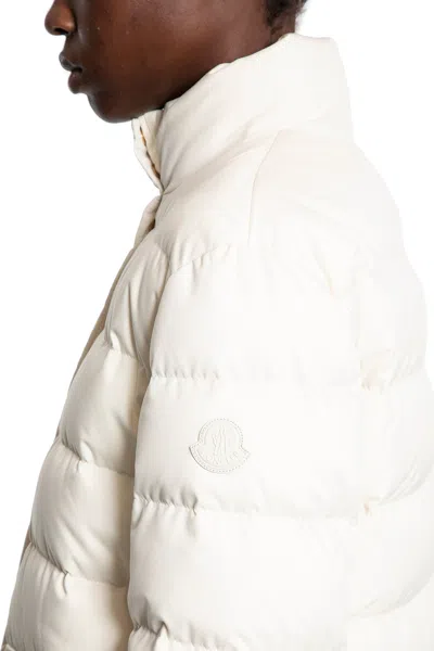 Moncler Woman Off-white Jackets In White