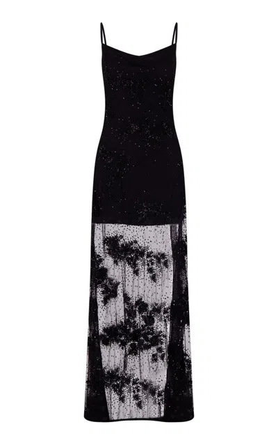 La Fuori Black Dress In Black