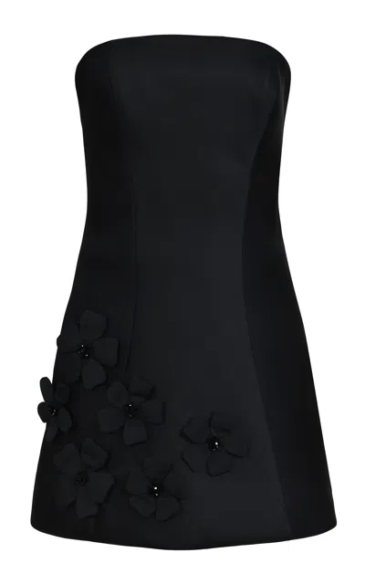 Francesca Miranda Dark Bouquet Silk Mini Dress