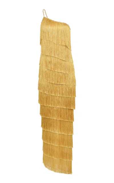 Francesca Miranda Isidora Sun Silk Blend Maxi Dress