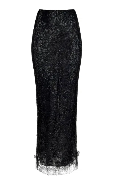 Francesca Miranda Dark Siren Lace Maxi Skirt