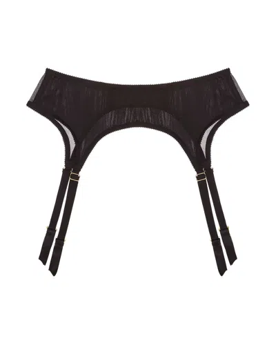 Journelle Women's Black Iris Suspender Belt Noir