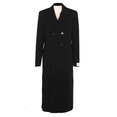 Bottega Veneta Matte Jersey Double Breasted Duster In Black