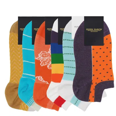 Peper Harow - Made In England Women's Trainer Socks Bundle – Vibrant