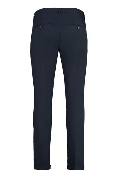 Dondup Casual Trousers With Waist Belt Loop In Blue