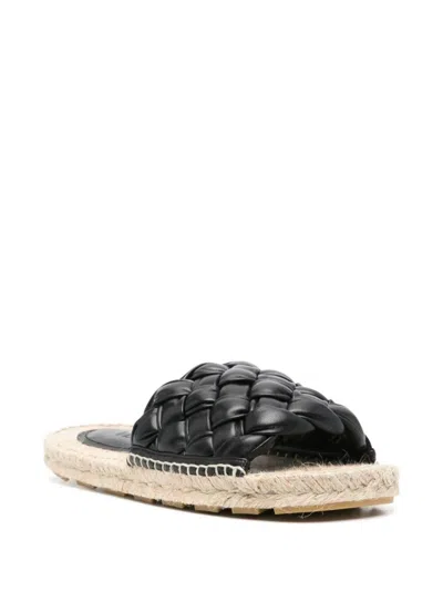 Bottega Veneta Woven Leather Slides Shoes