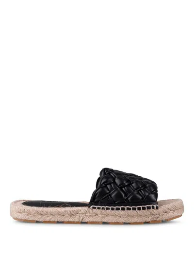 Bottega Veneta Woven Leather Slides Shoes
