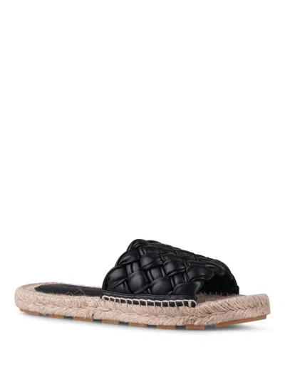 Bottega Veneta Woven Leather Slides Shoes