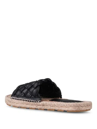 Bottega Veneta Woven Leather Slides Shoes