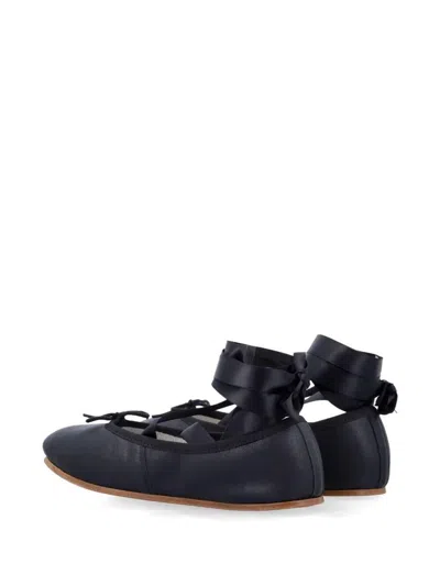 Repetto Sophia Ballet Flats With Satin Ribbons Shoes