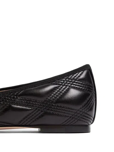 Valentino Garavani Quiltie Ballerina 67 In Quilted Nappa Leather Woman Black 37 In Black