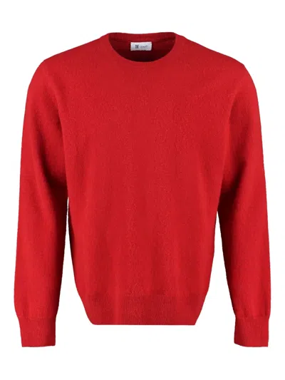 The (alphabet) Wool-blend Sweater In Red
