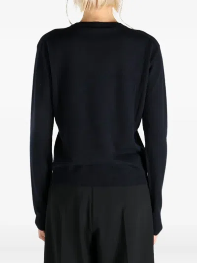 The Row Crew-neck Cashmere Sweater In Black
