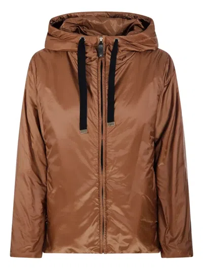 Max Mara The Cube Greenh Padded Jacket In Brown