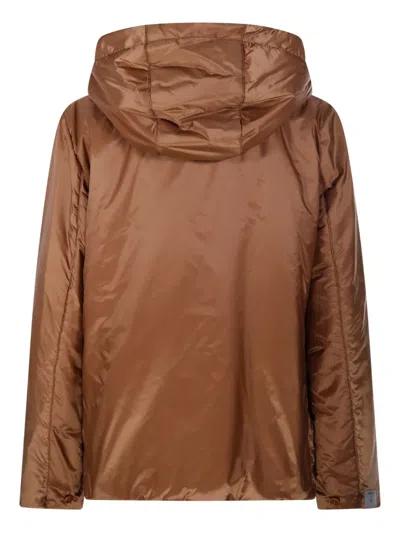 Max Mara The Cube Greenh Padded Jacket In Brown