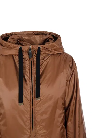 Max Mara The Cube Greenh Padded Jacket In Brown