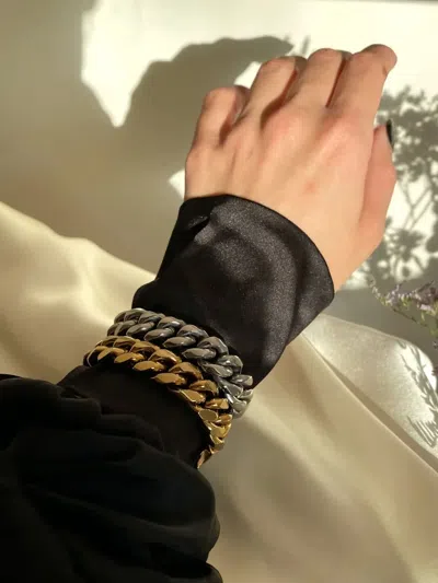 Anissa Kermiche Cuban-link Chain Bracelet In Gold