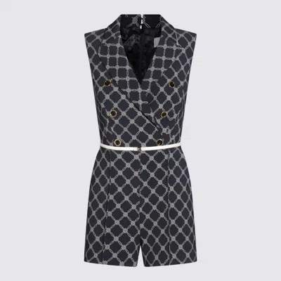 Elisabetta Franchi Black Jumpsuits In Multi
