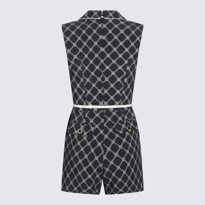 Elisabetta Franchi Black Jumpsuits In Multi