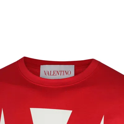 Valentino Crewneck Graphic Print T-shirt Logo
