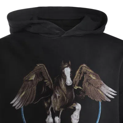 Amiri Graphic Print Hooded Sweater Kangaroo Pocket