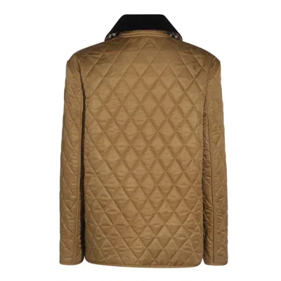 Burberry Dranefeld Quilted Button Cotton Suit In Brown