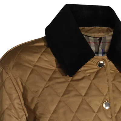 Burberry Dranefeld Quilted Button Cotton Suit In Brown