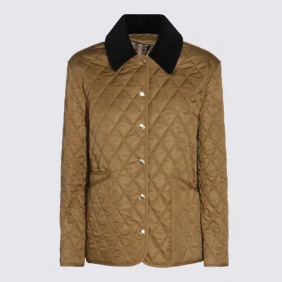Burberry Dranefeld Quilted Button Cotton Suit In Brown