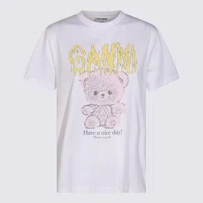 Ganni T-shirts And Polos In White