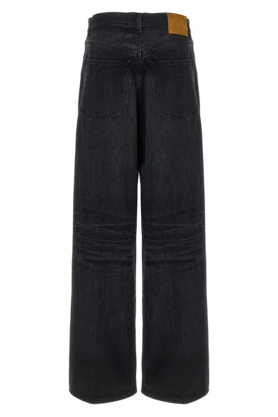 Haikure Denim Wide-leg Jeans In Black