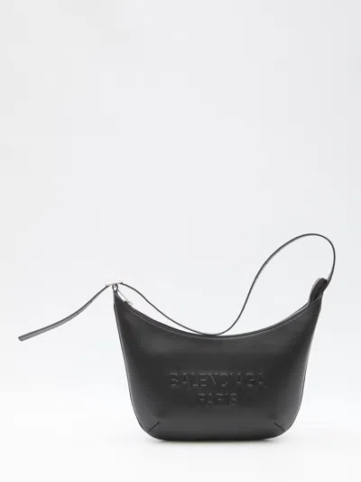 Balenciaga Mary-kate Shoulder Bag In Calf Leather In Gray
