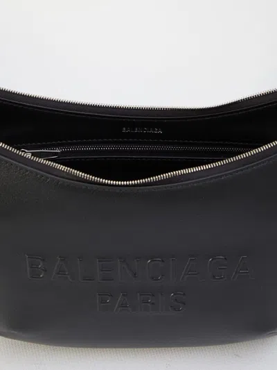 Balenciaga Mary-kate Shoulder Bag In Calf Leather In Gray